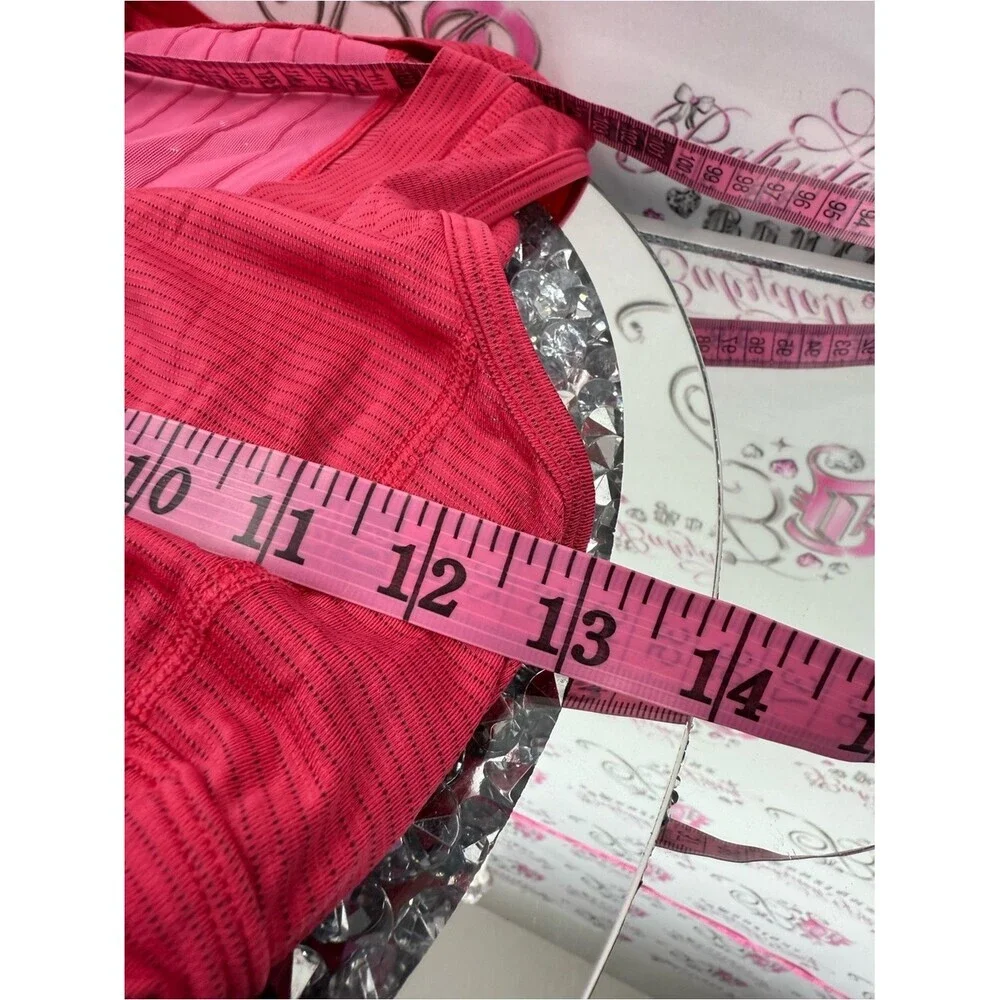lululemon athletica tank top striped Deep V Tank Top Dress - Raspberry Pink